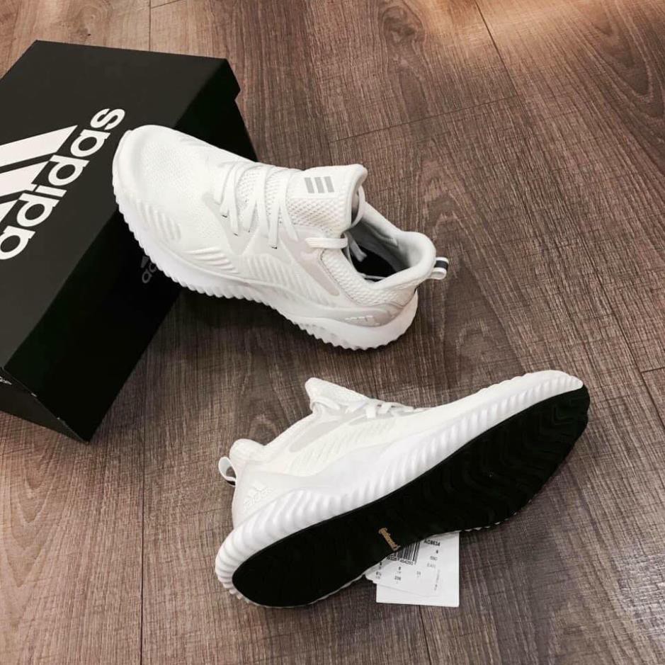 Xả XẢ [Chính Hãng] Giày Adidas Alphabounce Trắng Đế Đen (fullbox + freeship) . 2020 new Xịn Nhẩt NEW ✔️ * . ｡