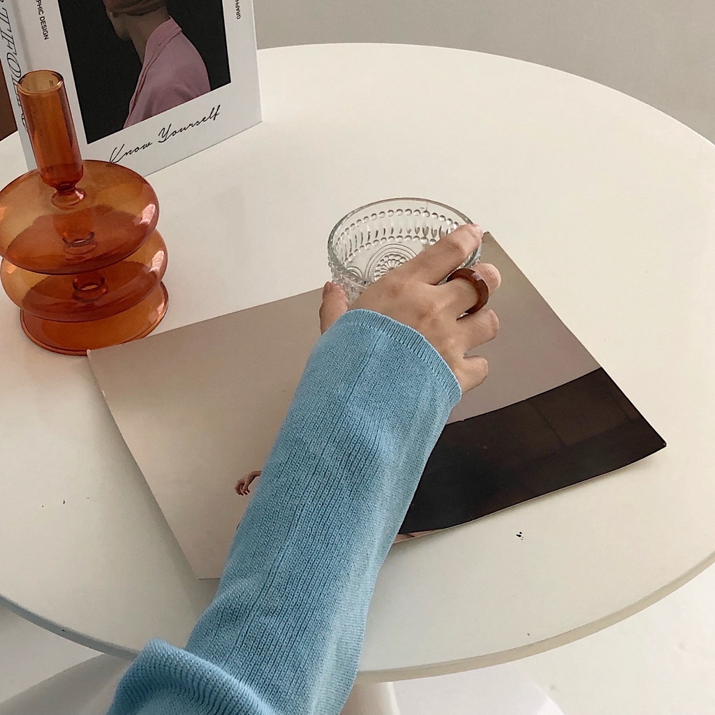 Áo dệt kim tay dài phong cách Hàn Quốc | BigBuy360 - bigbuy360.vn