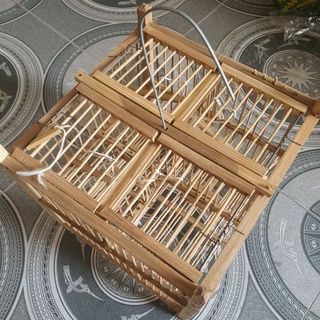 Lồng bẫy chim 4 cửa tre