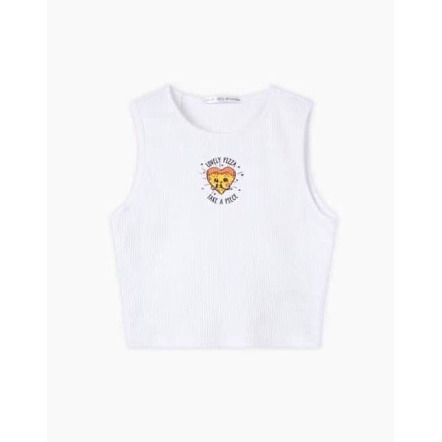 Áo crop top Geejey bé gái nhỡ lỗi