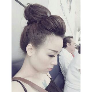 Mái phồng, búi tóc