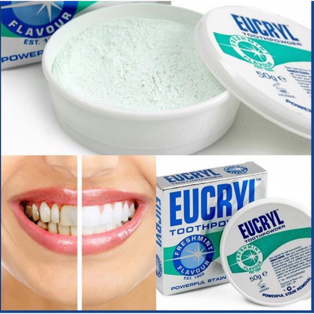 Bột làm trắng răng Eucryl