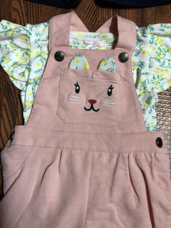 Yếm Carter's kèm áo phông so cute dành cho các bé