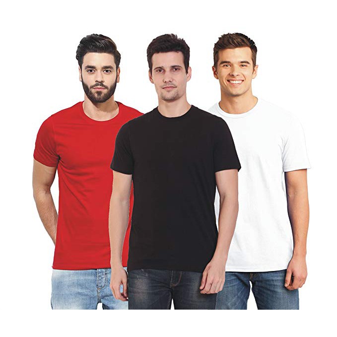 Áo thun trơn Nam Nữ (1 Áo) cổ tròn thun Cotton vải mịn mát BM02 (nhiều màu) | BigBuy360 - bigbuy360.vn