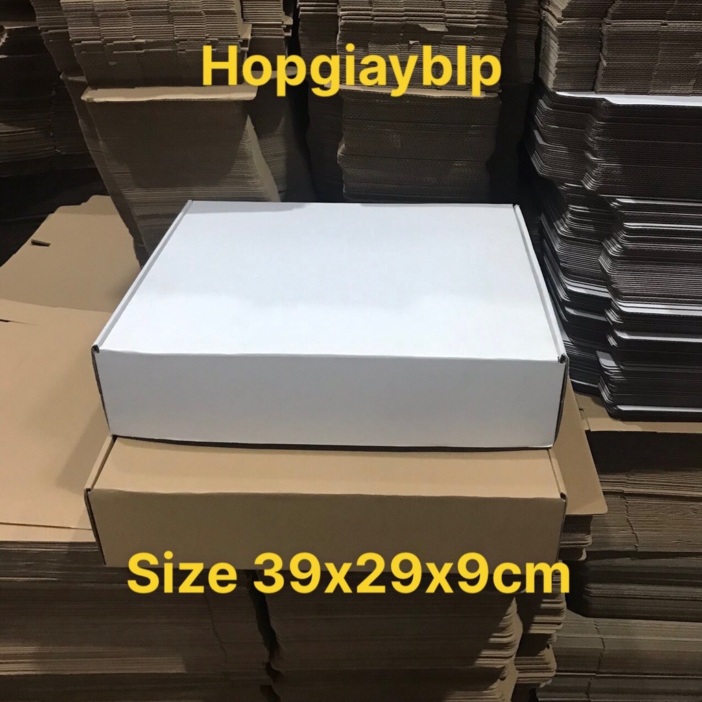 HỘP CARTON GÀI SIZE 39X29X9CM ĐỰNG QUẦN ÁO, PHỤ KIỆN...