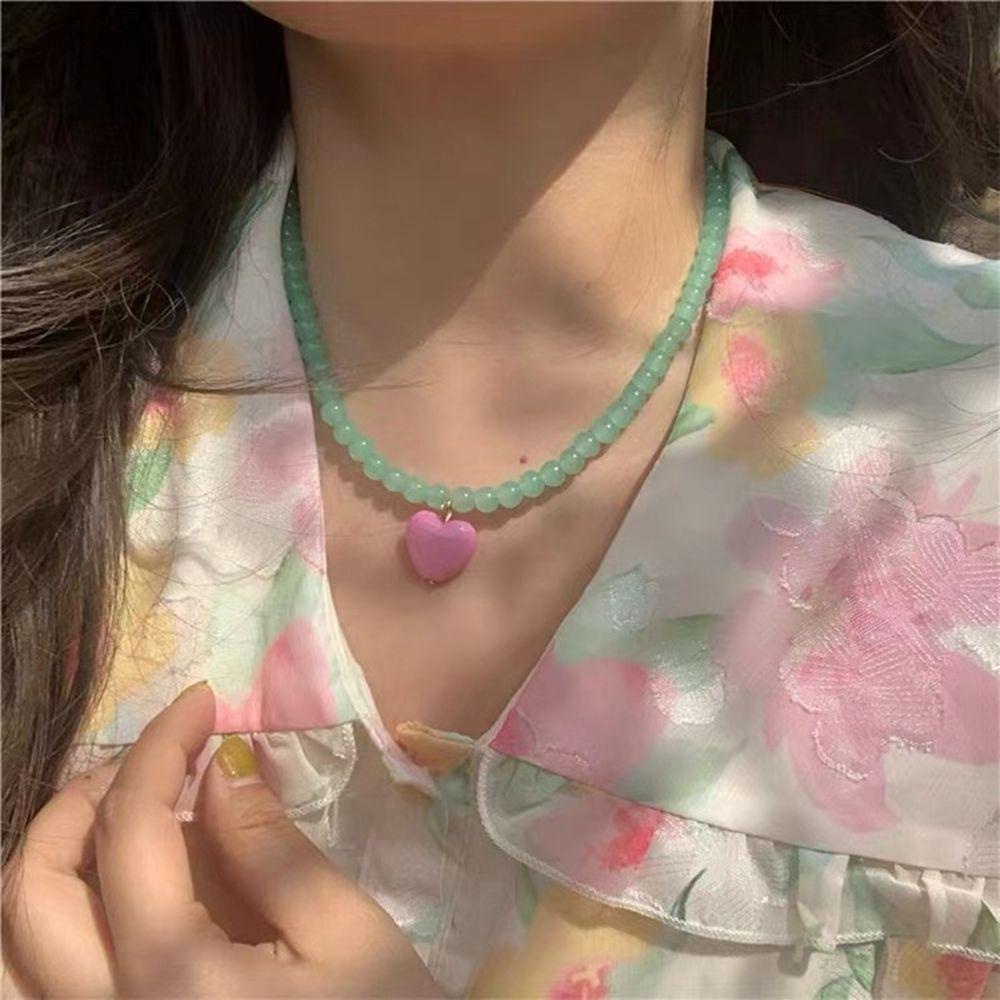 Vòng Cổ Xích Nhiều Màu Sắc Họa Tiết Hoa Mặt Cười Phong Cách Bohemian Cổ Điển Cho Nữ