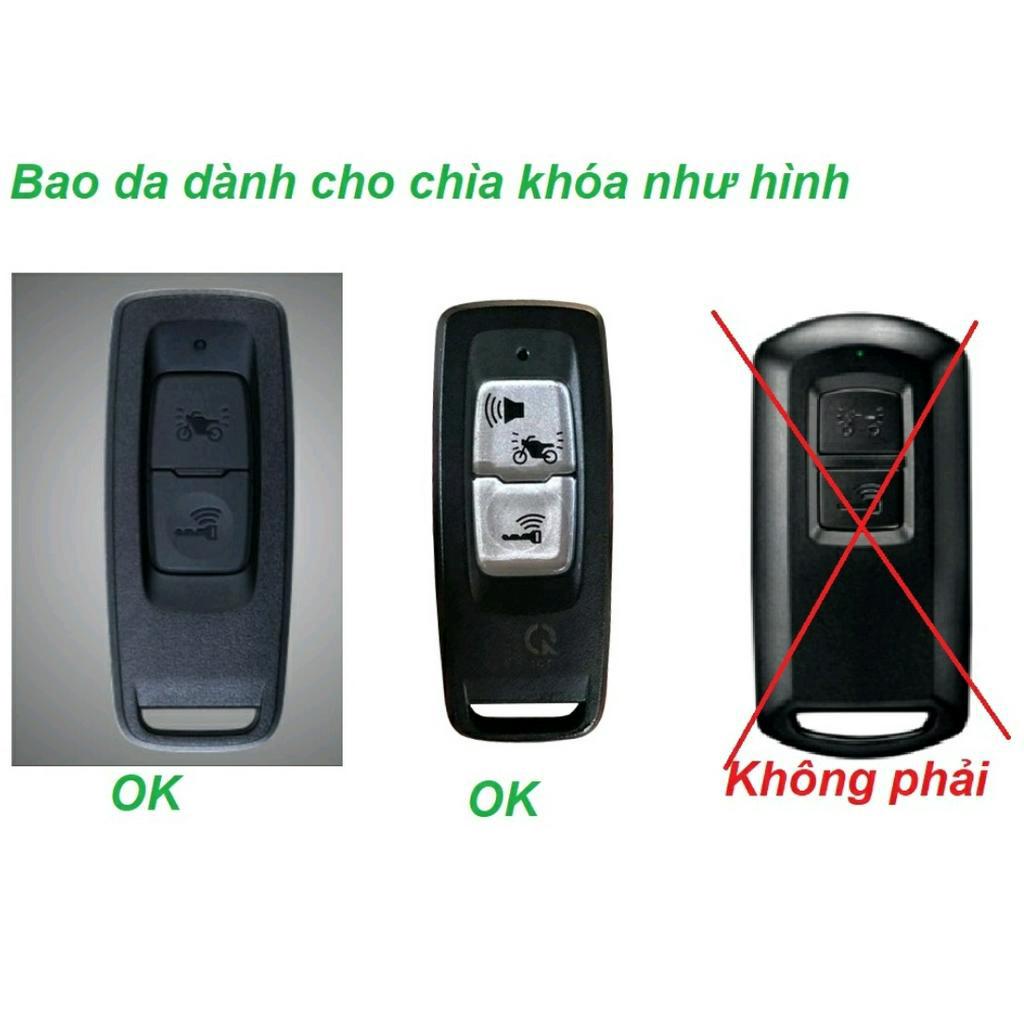 Bao đựng chìa khoá xe máy Honda SH 2022, Vision 2021-2023, Lead 2022, AB 2023, Winner 2022 bằng da thật