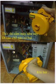 Máy thổi bụi vệ sinh máy tính