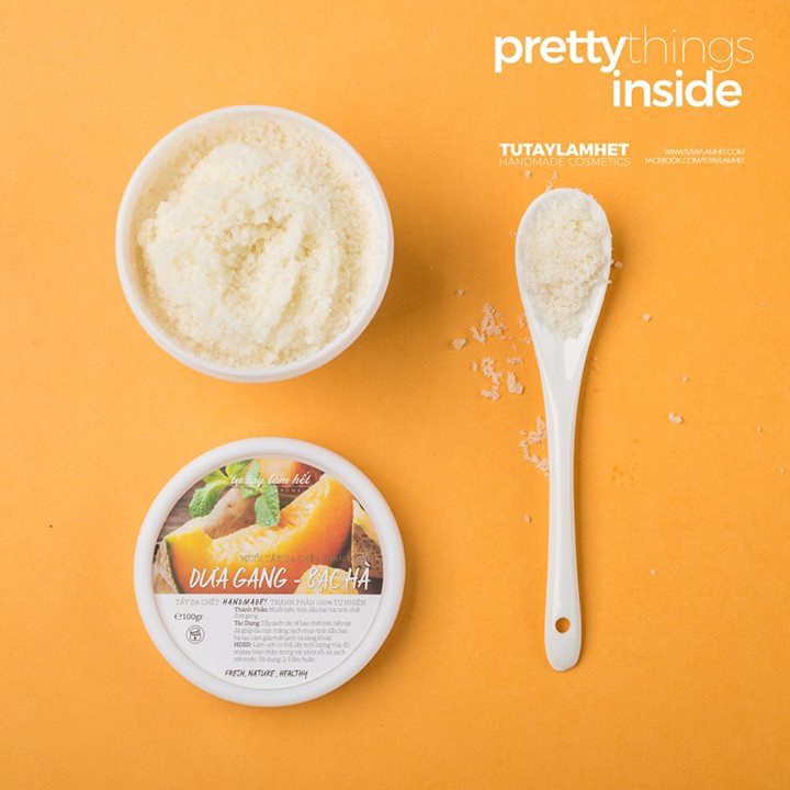 Muối tẩy da chết body dưa gang bạc hà