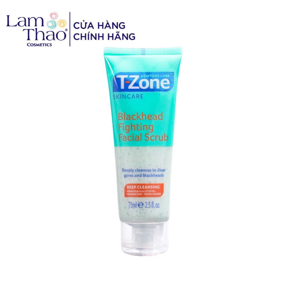 Gel Tẩy Da Chết Mụn Đầu Đen T-zone Blackhead Fighting Facial Scrub