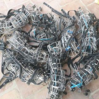 Rọ mõm cho chó bằng inox từ 5-40kg