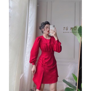 đầm đỏ bigsize
