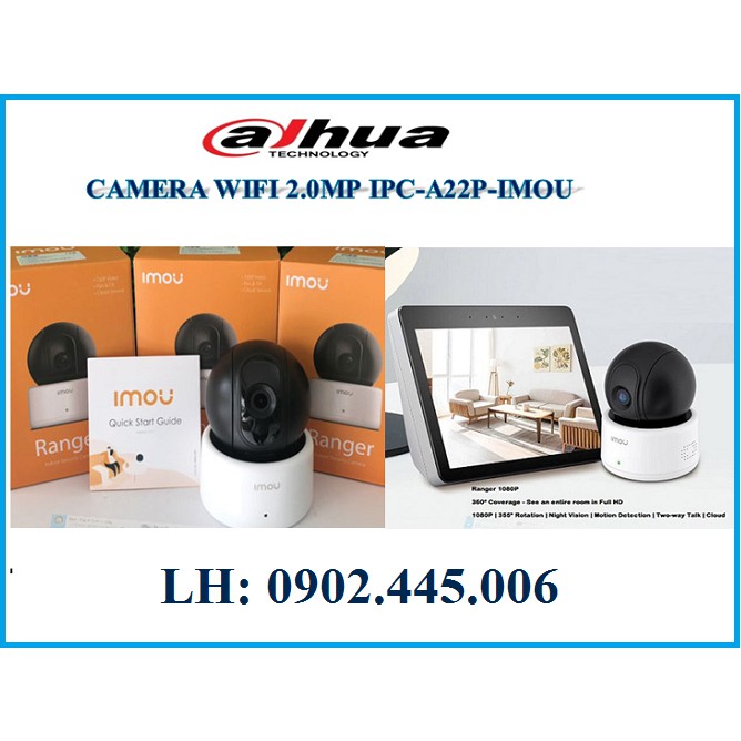 camera IPC-A22P-imou Rất Thông Minh-Đàm Thoại 2 Chiều