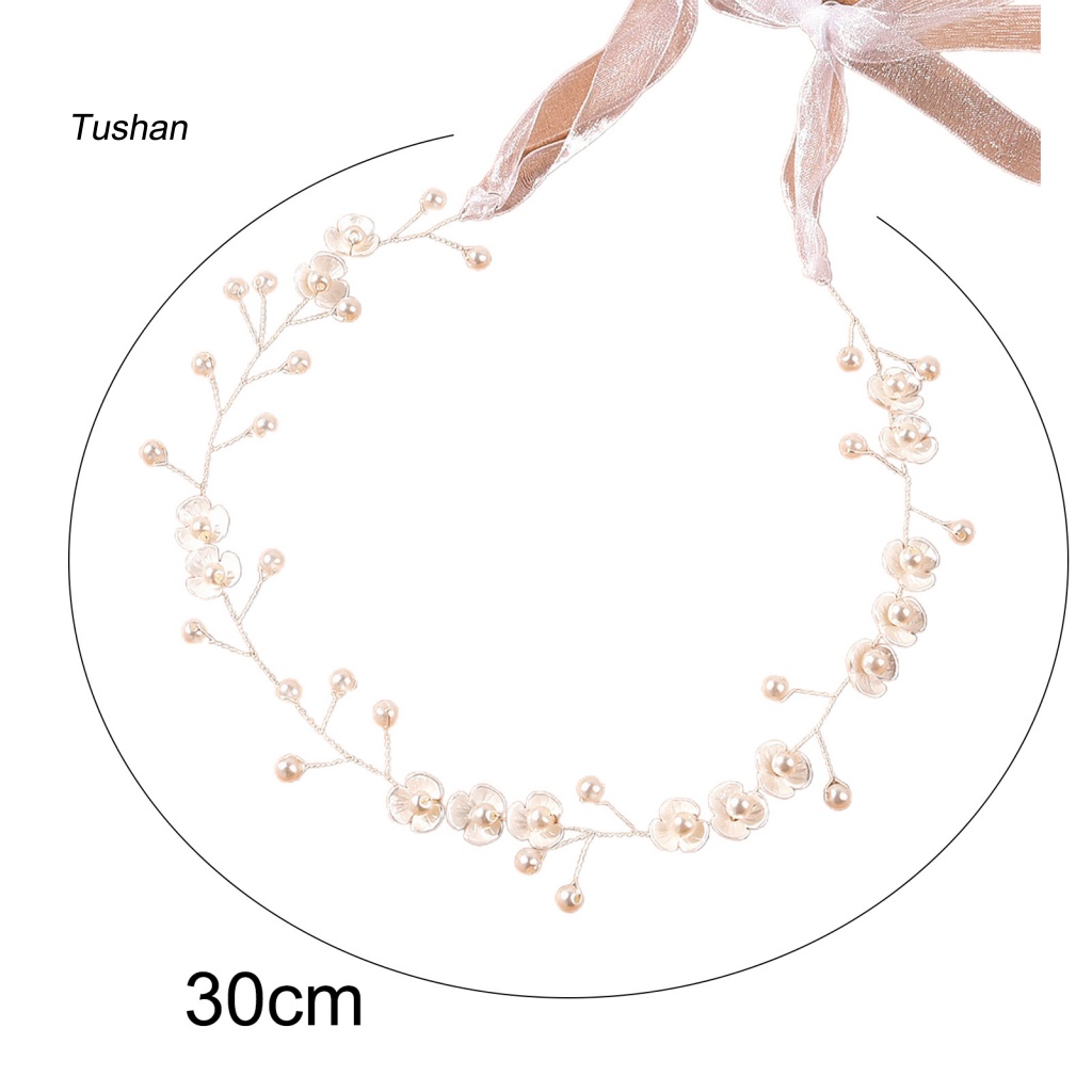 Cài Tóc Hoa Đính Ngọc Trai Giả Thanh Lịch