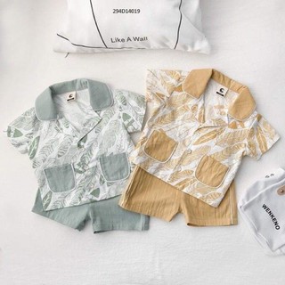 Bộ pijama thô đũi siêu mát