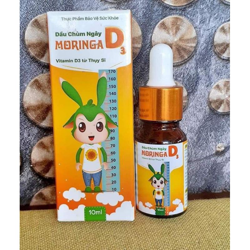 Dầu chùm ngây vitamin D3 Moringa- từ Thụy sĩ, hấp thu hiệu quả
