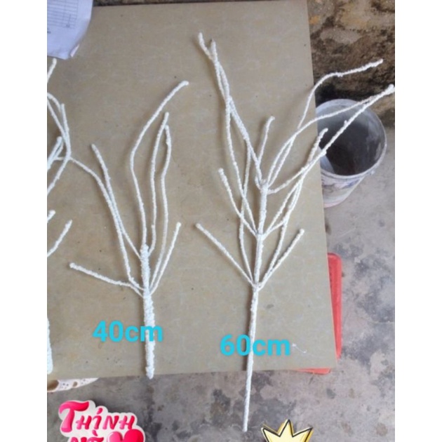Combo 10 Cành Tuyết Dẻo các mầu siêu xinh, loại 40cm và 60cm