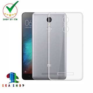 Ốp lưng Xiaomi Redmi Note 3 - Note 3 Pro silicon trong suốt