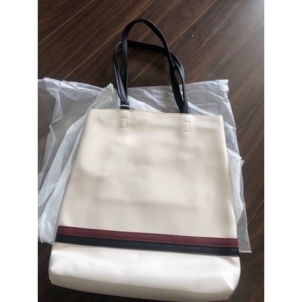 Túi xách nữ chất da đẹp hai viền kẻ