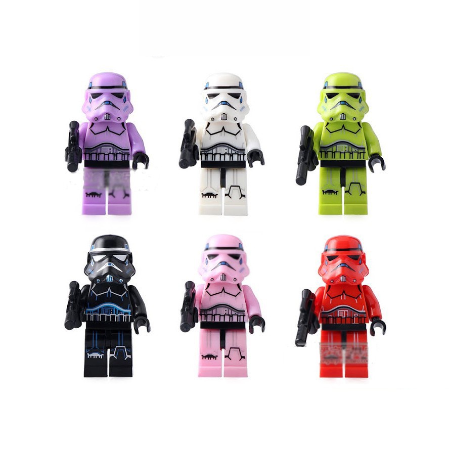 Bộ 6 nhân vật minifigures Stormtrooper AX8004