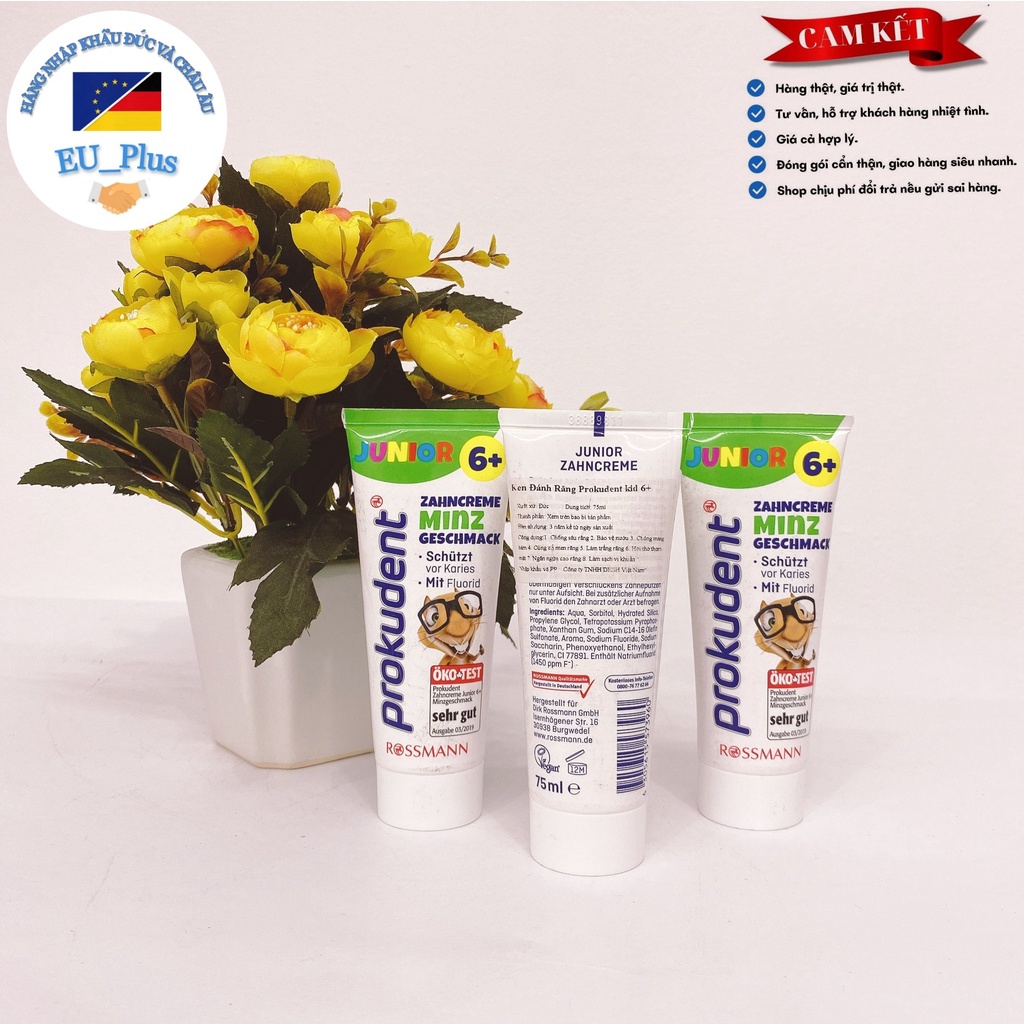 Kem đánh răng trẻ em Prokudent 75ml - Đức