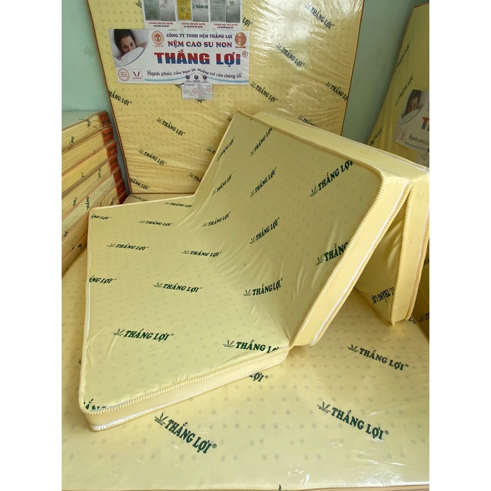 Nệm cao su non Thắng lợi gấp 3 (1m2×2m×10cm)