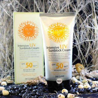 Kem Chống Nắng 3W Clinic Intensive Sunblock Cream 70ml SPF50 Pa Hàn Quốc