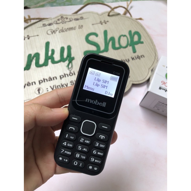 Điện thoại Mobell C106 2sim - Bảo hành chính hãng 12 tháng