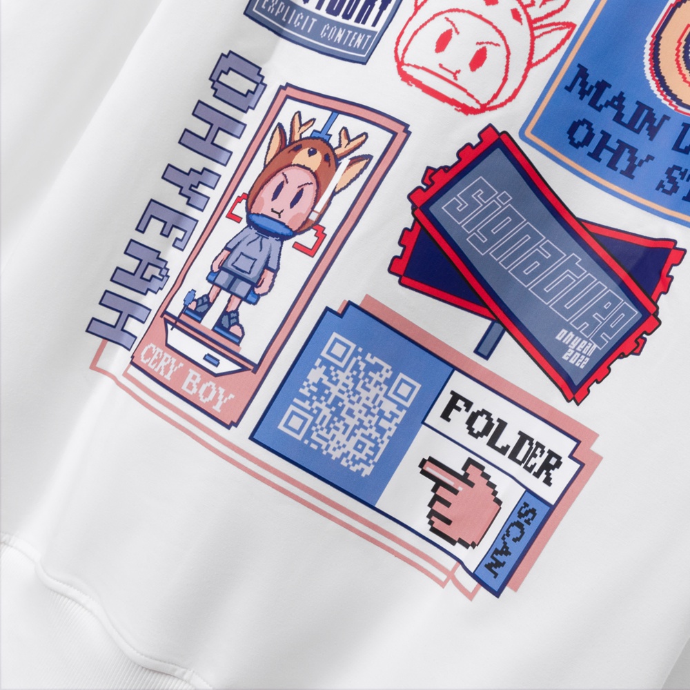 Áo Sweater OHYEAH Pixel Retro