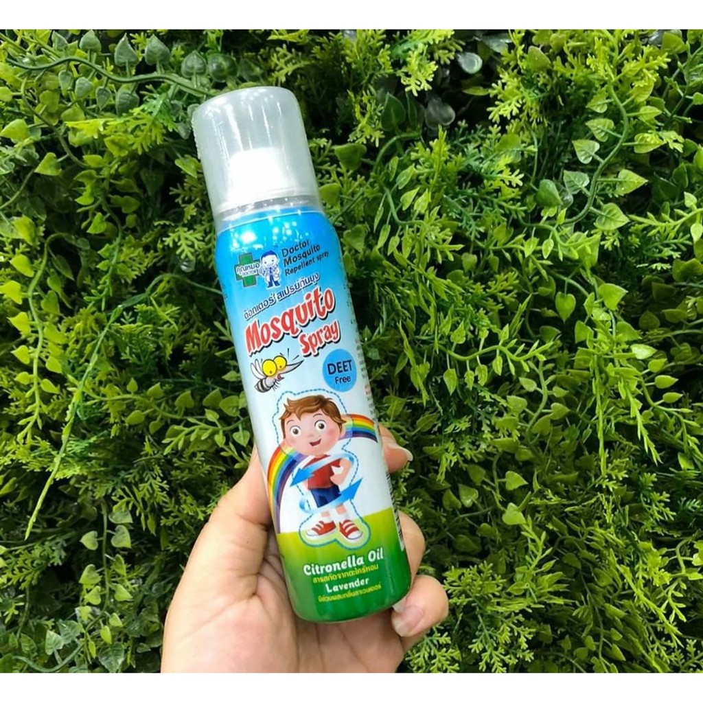 01 Chai Tinh Dầu Xịt Chống Muỗi và Côn Trùng DR Mosquito Spray 50ml Thái Lan