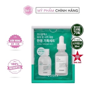 Bộ dưỡng da Cosrx Pure Fit Cica Serum 30ml + Cica Toner 30ml