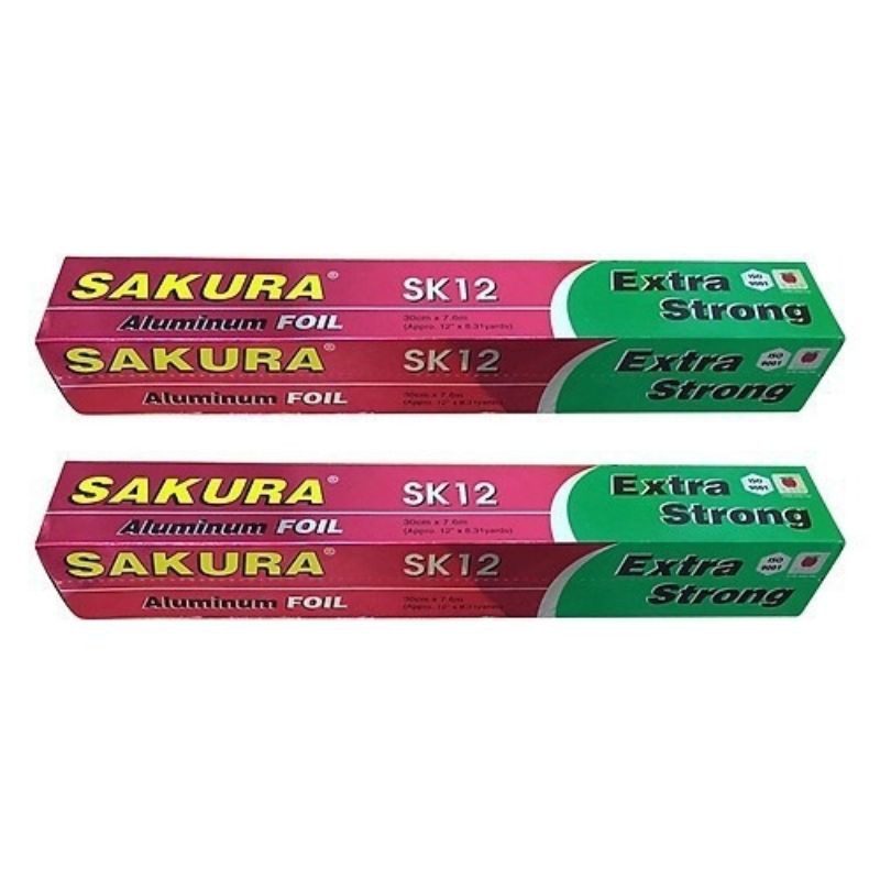 Giấy bạc Sakura SK 12 dùng nướng cá, thực phẩm...