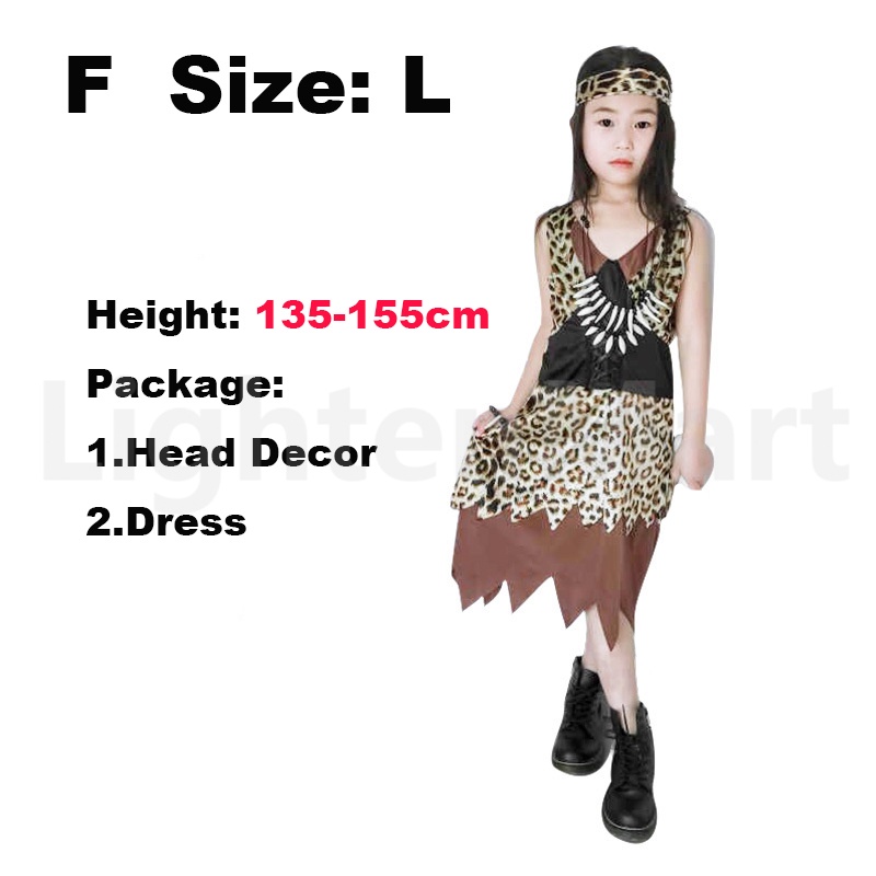 Thổ dân da đỏ trang phục cosplay cho trẻ em