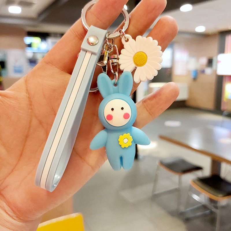 Móc Khóa Búp Bê Bằng Silicon Dễ Thương Sáng Tạo