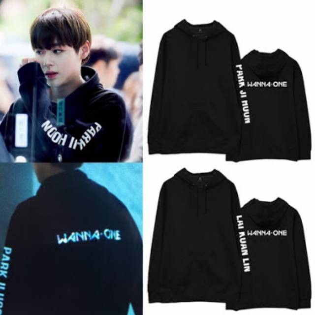 Wanna One Áo Khoác Hoodie Phong Cách Hàn Quốc