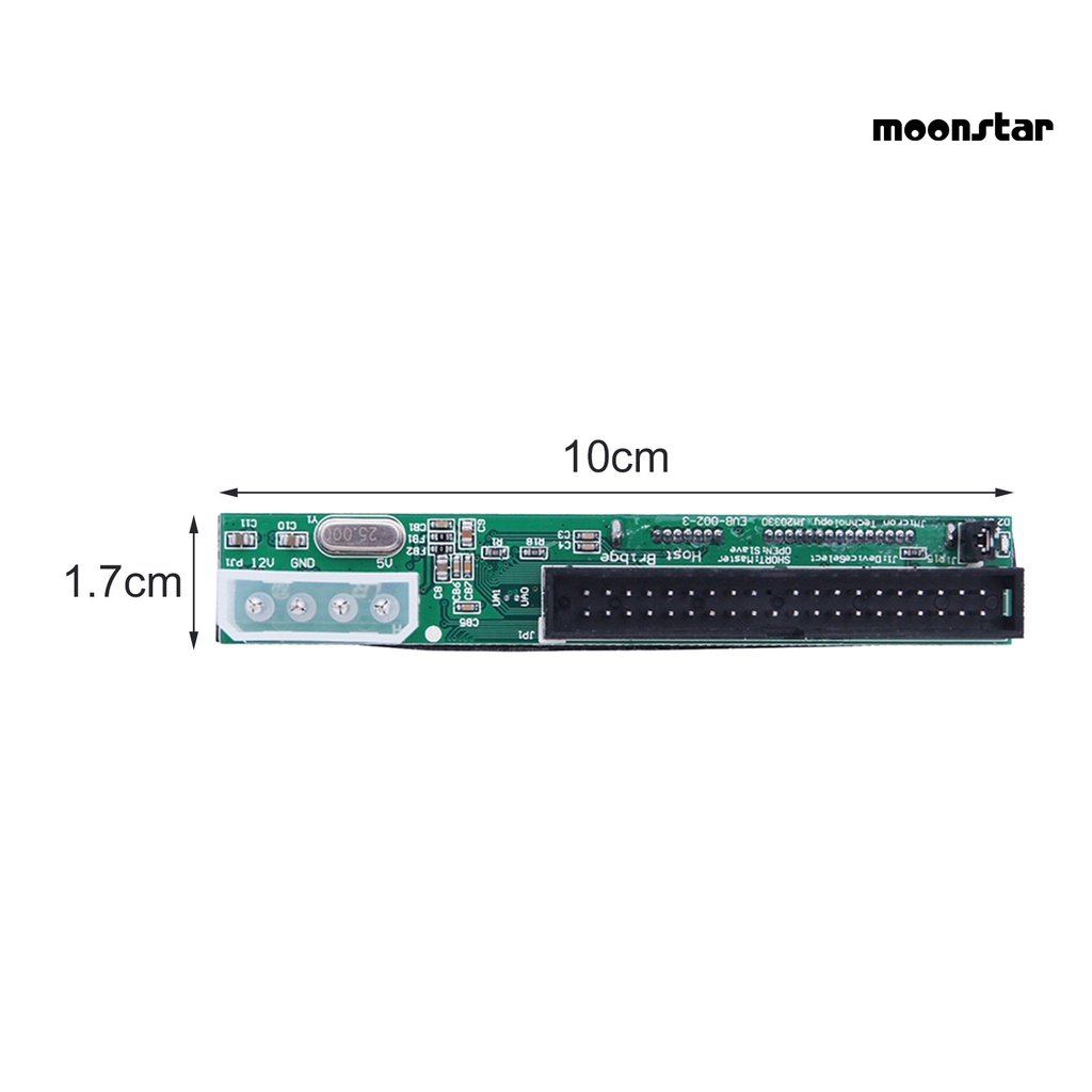 MO Hard Drive Converter Compact High-speed Thin SATA to 40-pin/39-pin IDE Hard Disk Converter for Desktop