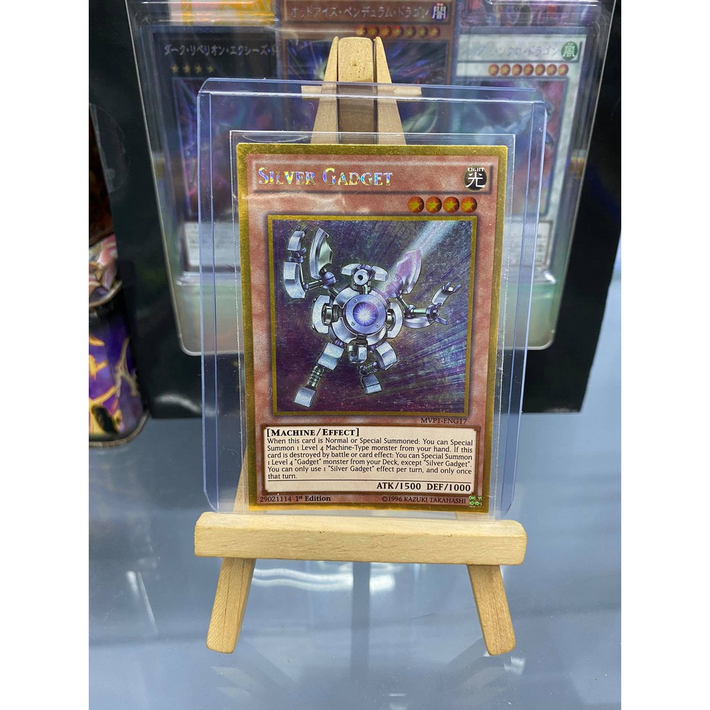 [ Dưa Hấu Yugioh ] Lá bài thẻ bài Silver Gadget – Gold Rare - Tặng bọc bài nhựa bảo quản