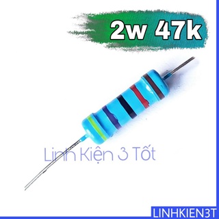 ( Túi 10 con ) Điện Trở 2W 1% 47k chân đồng