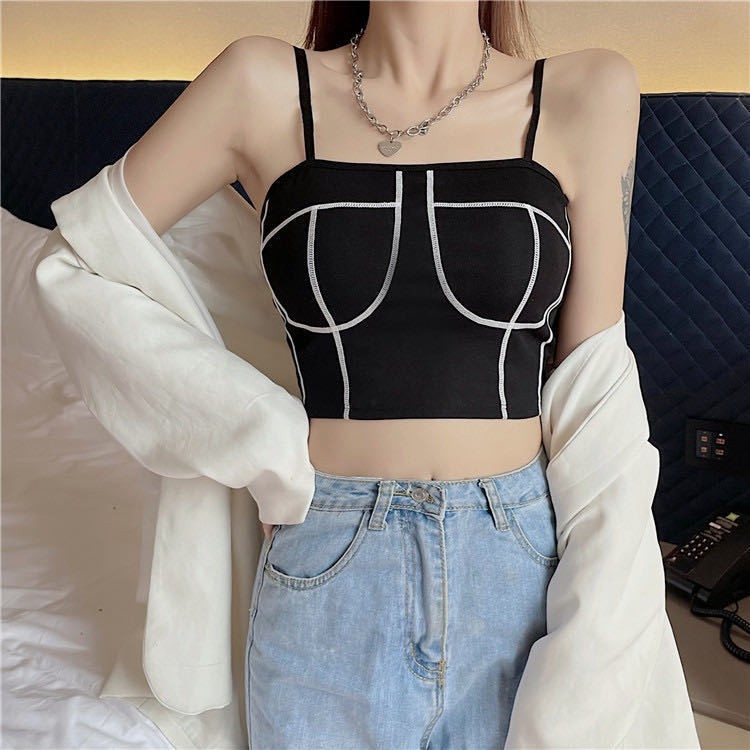 Áo Bra Cotton Hai Dây Áo Croptop Tập Thể Thao Gym Yoga Mẫu Mới Nhất Mainia Shop
