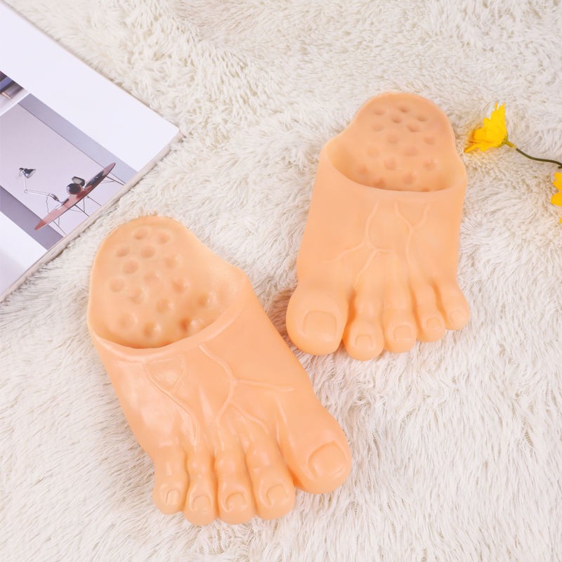 Đôi Dép Lê Mang Trong Nhà Hình Bàn Chân Người Sáng Tạo Dành Cho Nam Và Nữ