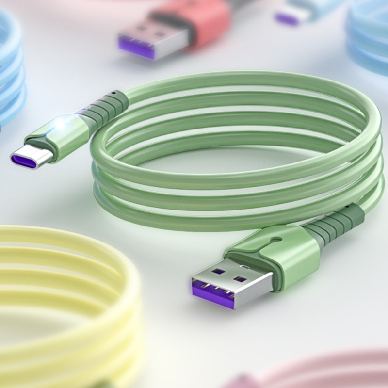 Dây Cáp Sạc Nhanh Và Truyền Dữ Liệu Dài 1M Bằng Silicone