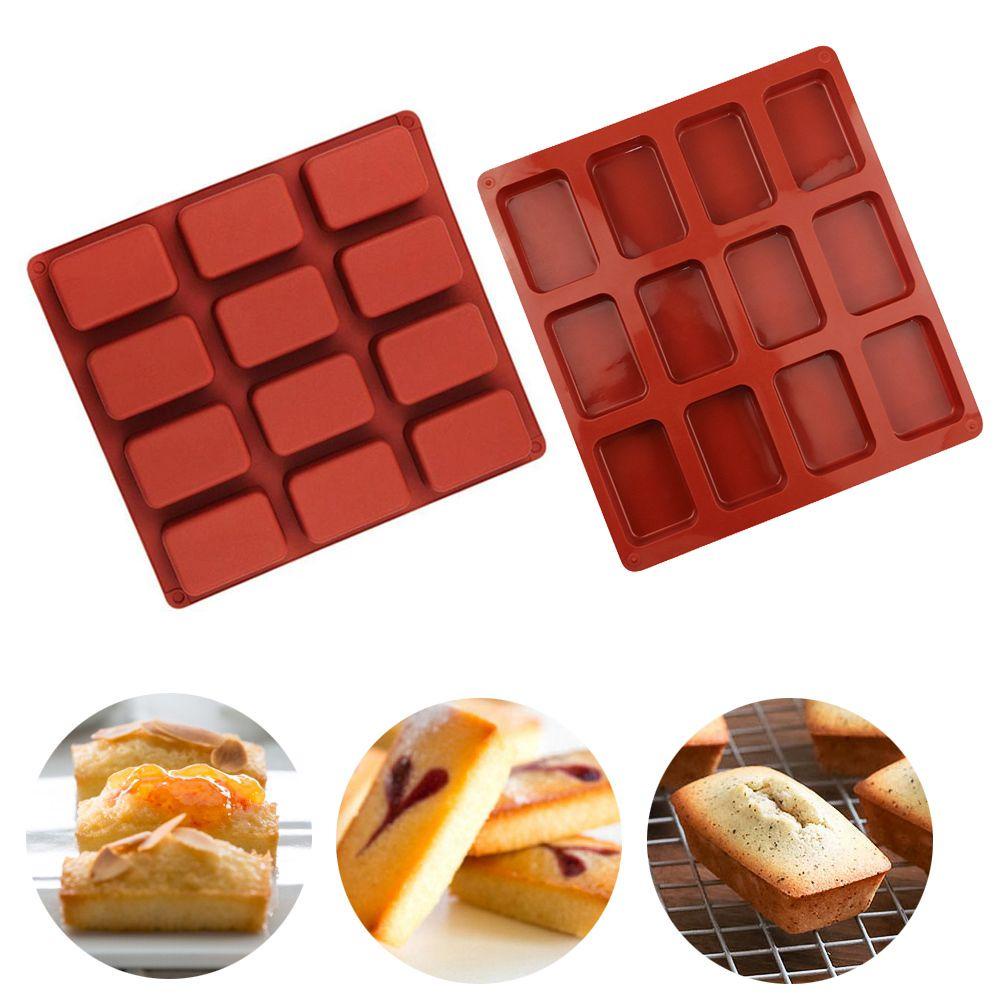 BARRY Khuôn Silicone Làm Bánh 12 Ngăn Chống Dính Tiện Dụng