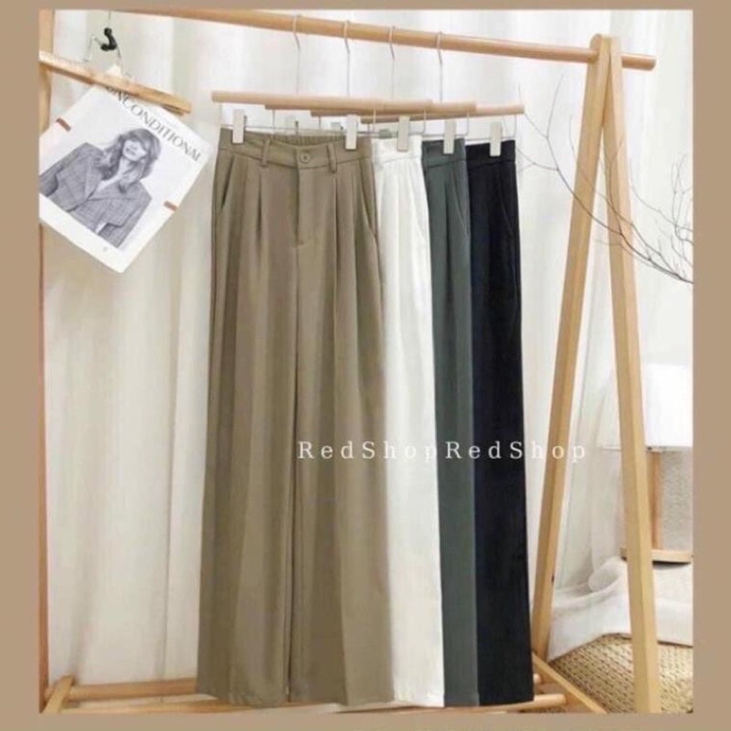 QUẦN ỐNG RỘNG CULOTTES, QUẦN ỐNG SUÔNG NỮ chất liệu vải cao cấp mã 188