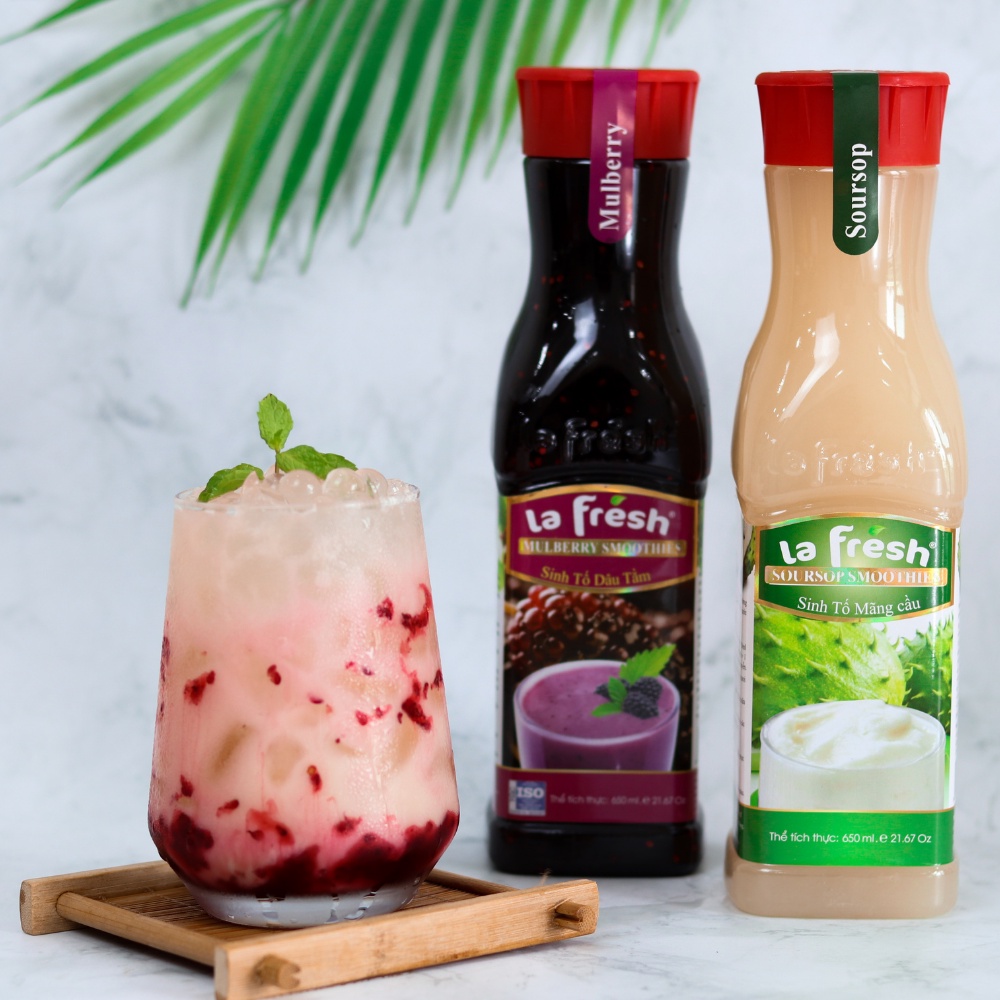 Sinh Tố Dâu Tằm Lafresh Đà Lạt Chai 750ml