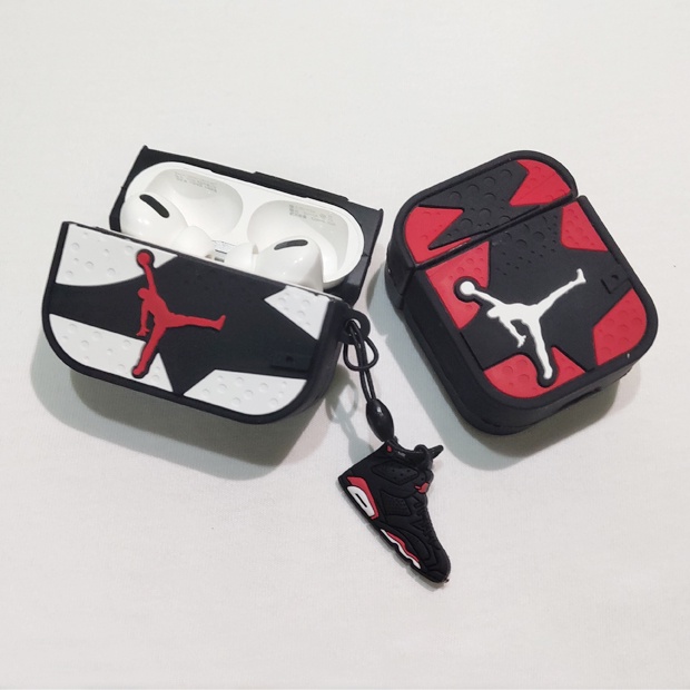 Vỏ Bảo Vệ Hộp Sạc Tai Nghe compatible AirPods3 Pro compatible AirPods3 Pro Họa Tiết Jordan Thời Trang