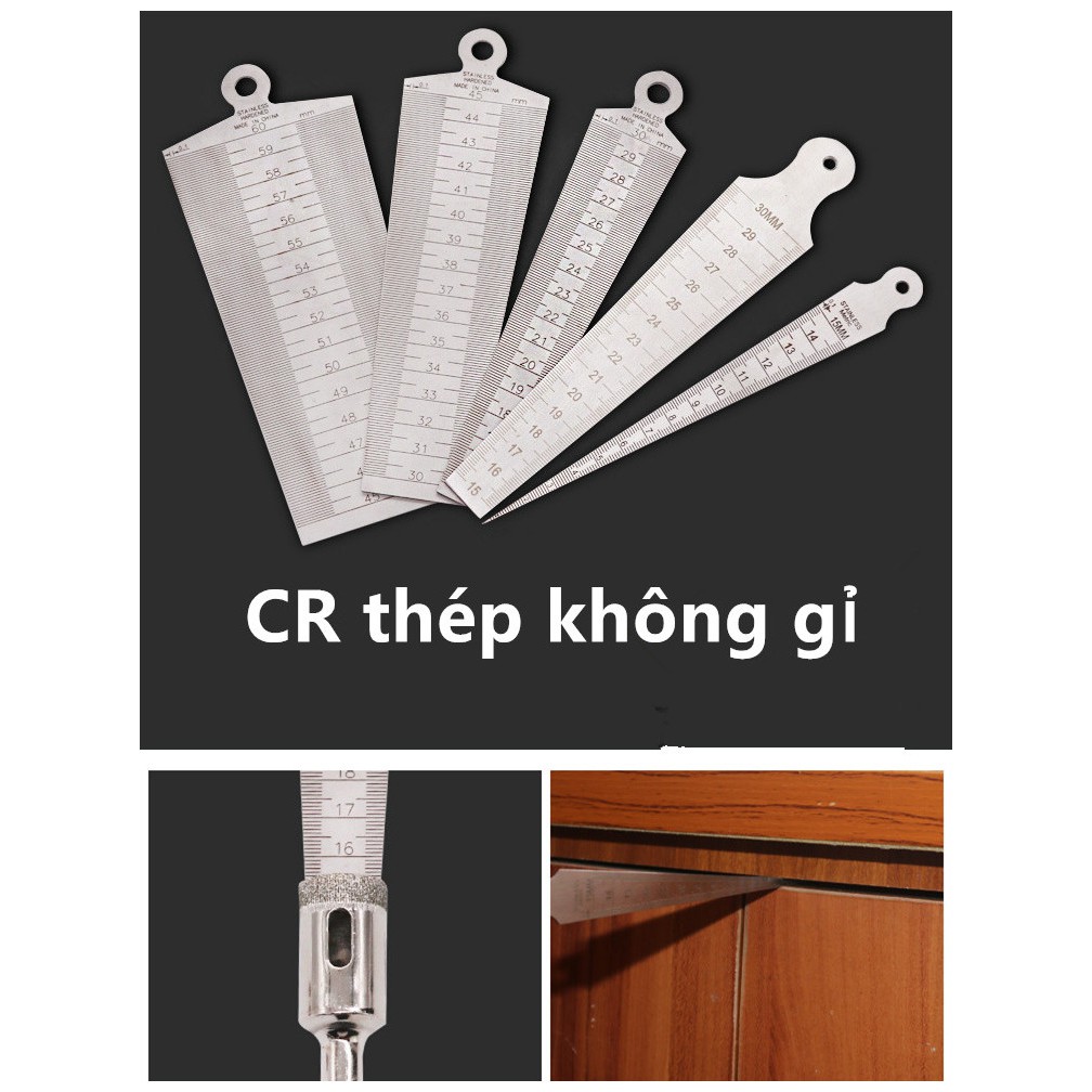 Thước dưỡng đo lỗ 1-150mm thép không gỉ