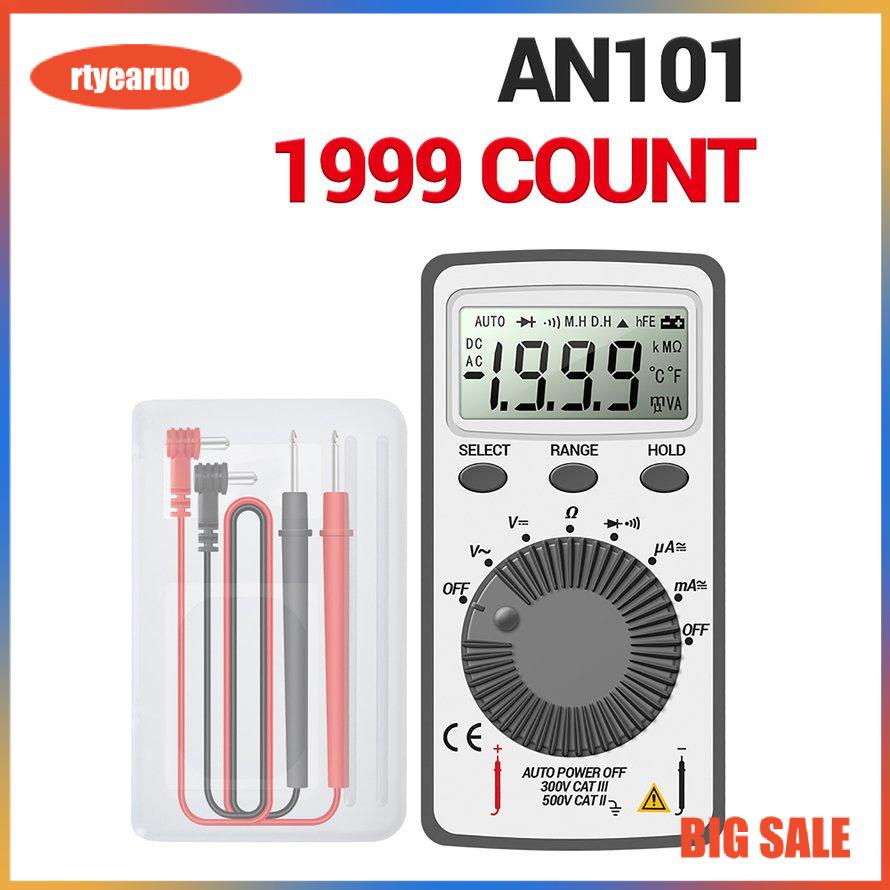 Đồng hồ vạn năng kỹ thuật số mini ANENG AN101 thiết kế chuyên dụng