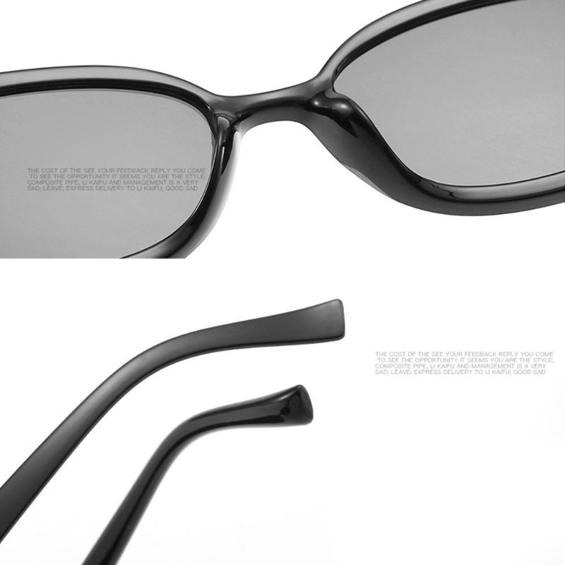 Kính Mát Gọng Oval Nhỏ Phong Cách Retro Thời Trang Cho Nam Nữ