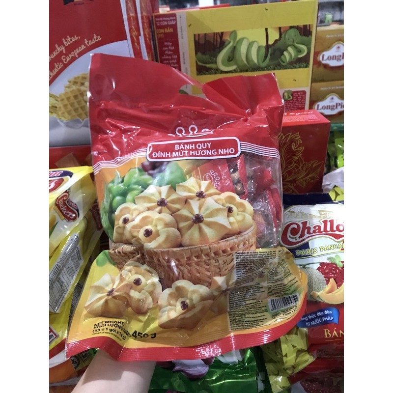 Bánh quy bơ kinh đô vị nho 450g