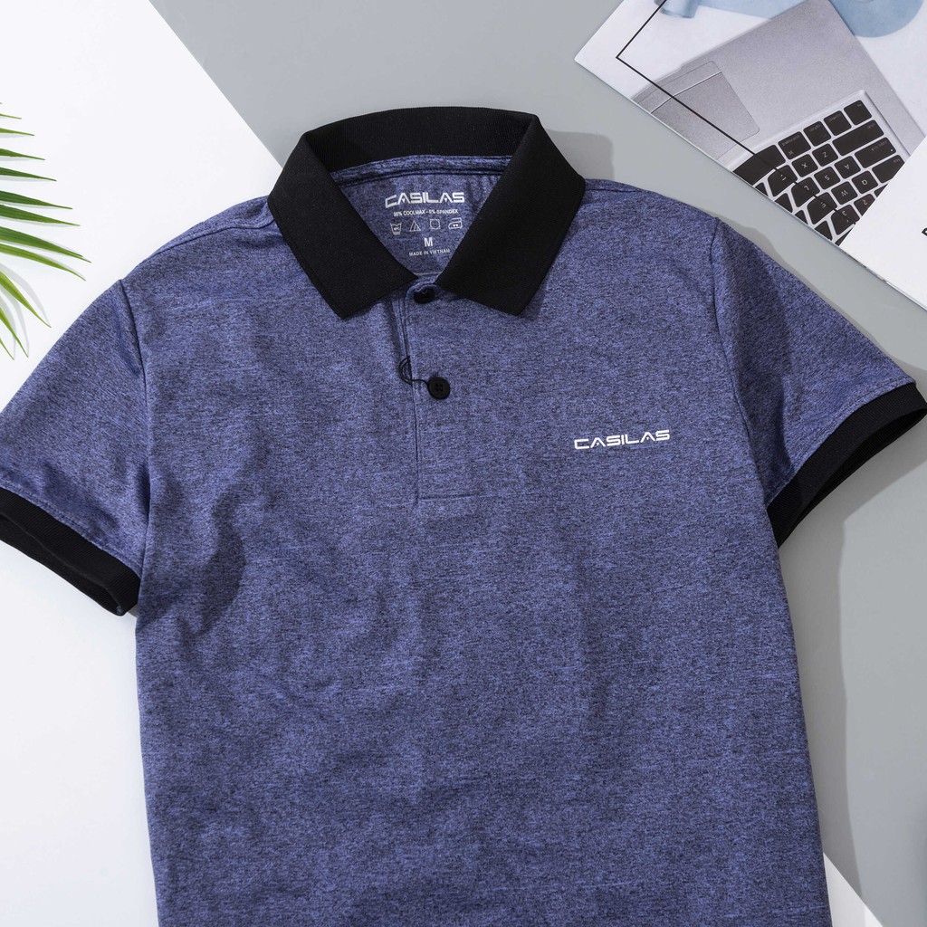 Áo thun nam cổ bẻ cao cấp chất vải thun CVC cao cấp form regular fit CSL-P2107 CASILAS | BigBuy360 - bigbuy360.vn
